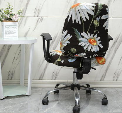 Computer Office Chair Cover, Protective & Stretchable Universal Chair Slipcover for Rotating Chairs.