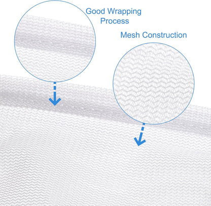 uxcell 2Pcs Shoes Washing Bag - 8.7 x 13 Inch Cylinder Fine Mesh Laundry Bags for Washing Machine