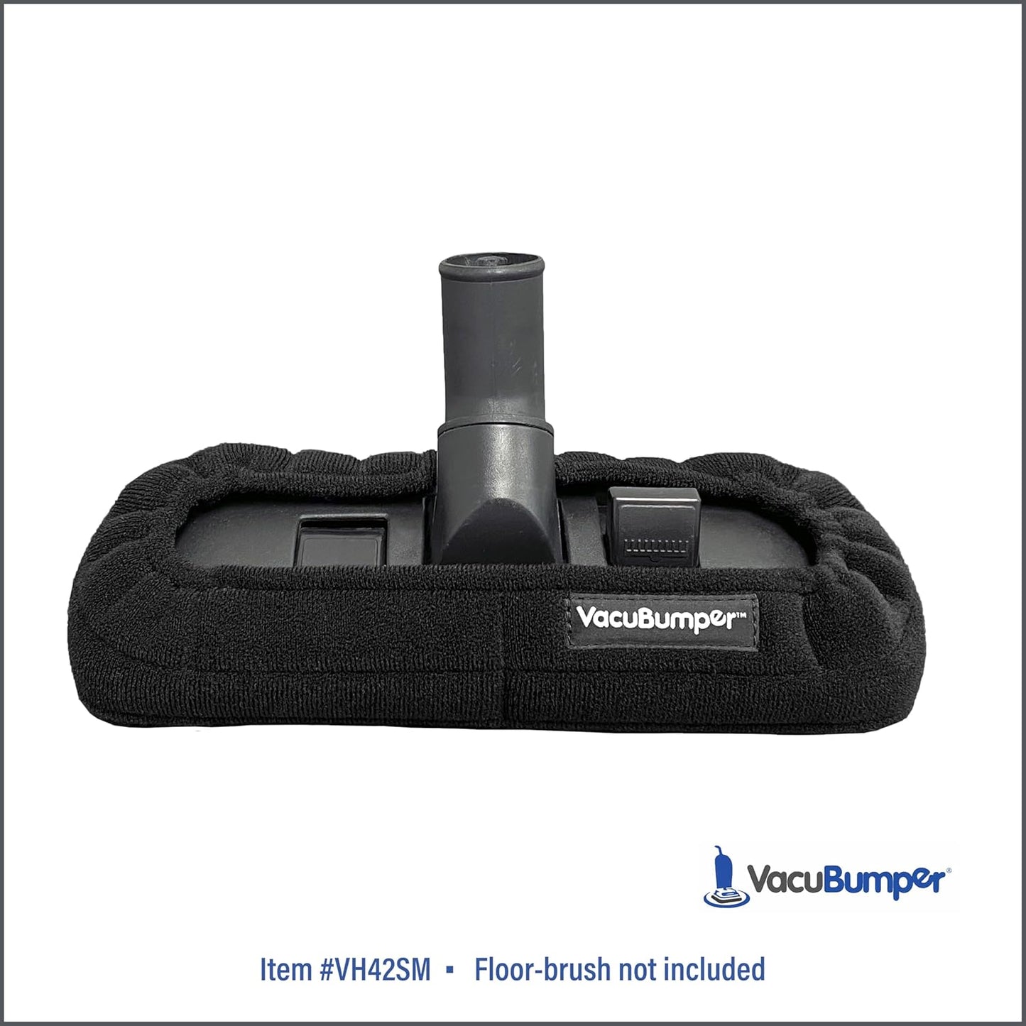 Bumper Guard for Vacuum Floor Brush, Available in 2 Sizes, Small fits Front Width: 11" to 14"