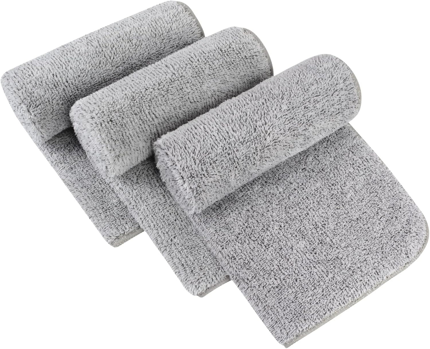16Inch 31Inch 3Pack SINLAND Microfiber Hand Towels for Bathroom Super Soft Washcloth for Home Spa Sports Face Towels