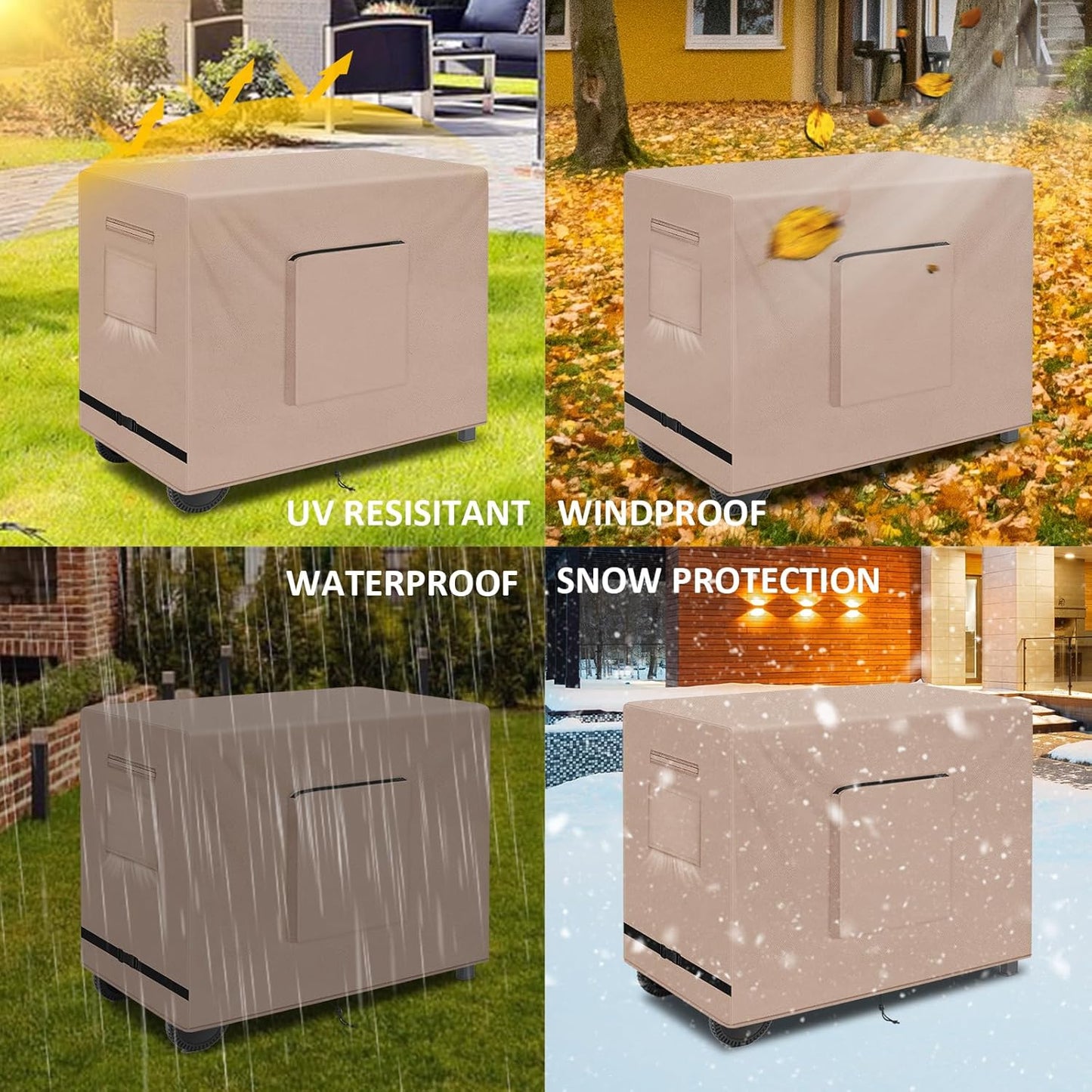 33.8 Inch 33.8 inch Cover-33.8" 17.3" 32" Kovshuiwe Outdoor Table Casing for Keter Unity XL Portable Outdoor Table, Bar