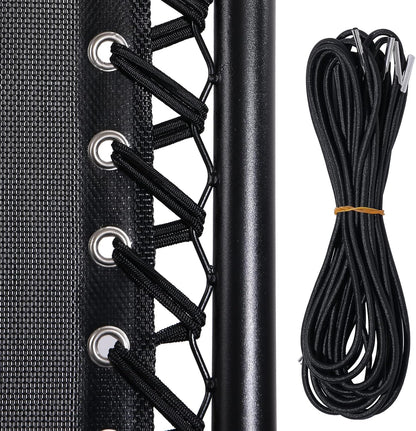 4 Pack SUQ I OME Replacement Cord for Zero Gravity Chair, Universal Replacement Elastic Cords Repair Tool Kit for Sun