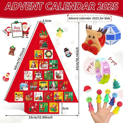 Fidget Advent Calendar - 24 Days of Surprise Gifts | Sensory Toys for Kids & Teens