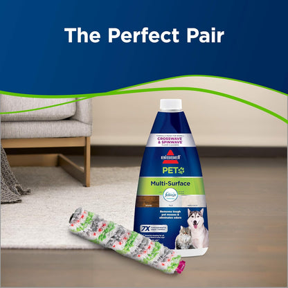 2460 BISSELL Tangle-Free CrossWave Multi-Surface Pet Brush Roll, New OEM Part