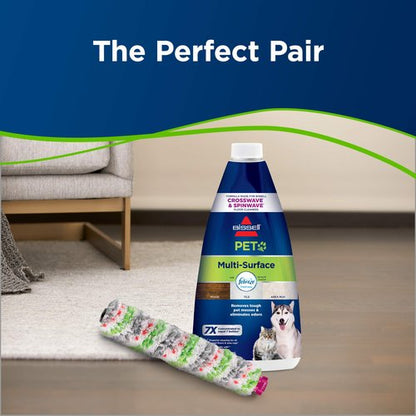 BISSELL Tangle-Free CrossWave Multi-Surface Pet Brush Roll, New OEM Part 2460