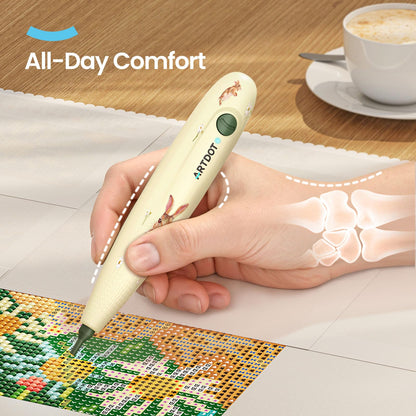 ARTDOT Wireless Vacuum Pen for Diamond Art Kit for Adults, Long-Lasting Electric Pen for Diamond Painting Accessories and Tools