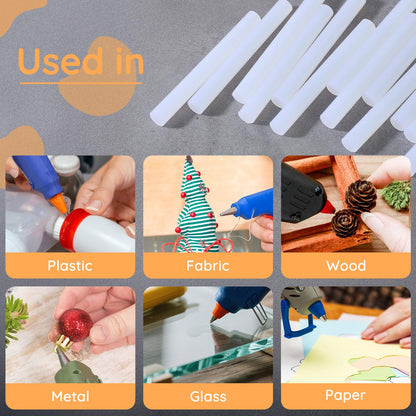 ENPOINT Glow in The Dark Glue Sticks Bulk, 36 Pack Sealing Wax Sticks for Stamp Seals Crafting DIY Art Gluing Project Low and High Temp Car Dent Repair Sealing, 4" Long x 0.43" Dia