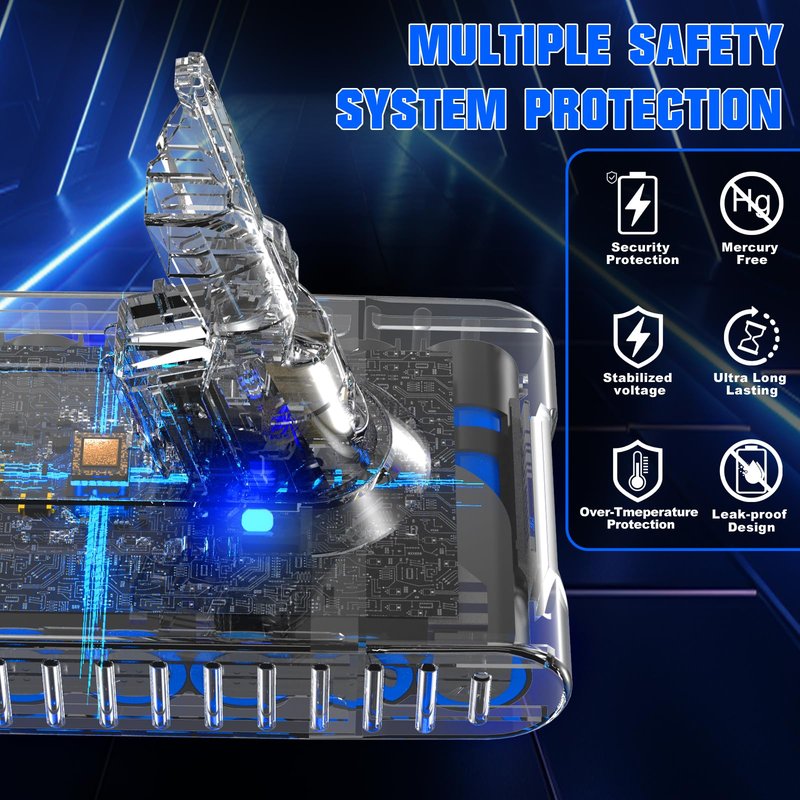 Nonbliep Upgraded 7000mAh V7 Animal Battery Replacement for SV11 V7 Battery
