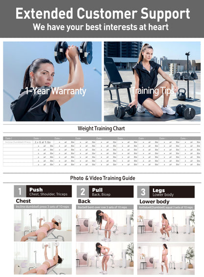 BYZOOM FITNESS Pure Series Adjustable Dumbbell – 27.5LB Pair Set of 2 – 10-in-1 Adjustable Weights for Home Gym, Garage Gym, Small Apartments, for Strength Training & Fitness Workouts, Black