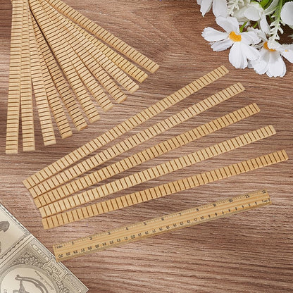 MAYJOYDIY 16 Pcs Wood Guitar Binding Purfling Strip Sprucewood Guitars Inlay Strips for Instrument Makers Restoration Hobbyists Luthiers