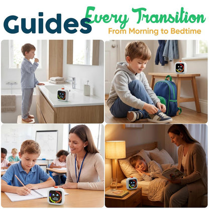 Digital Visual Timer for Kids - Rechargeable, Silent Count Up/Down for Calmer Routines - 99 Min Countdown Kids Timer for Classroom, Home & Therapy - Builds Focus & Independence