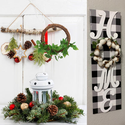 KUKLIPJIM 7 Pcs 10 Inch Natural Grapevine Wreath Set, Hand-Woven Vine Branch Wreaths for DIY Crafts, Christmas Decorations, Home & Event Styling