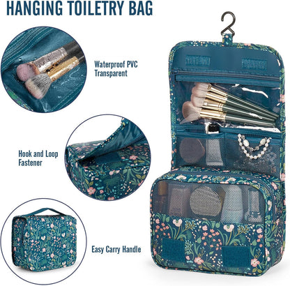 Veken Packing Cubes - Travel Organizer Set with Laundry Bag & Passport Holder | 4 Sizes for Easy Packing