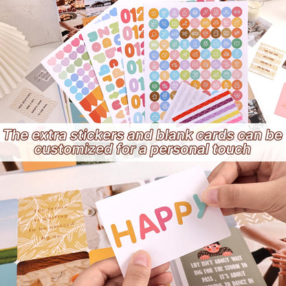 Vision Board Book, 1400+ Inspirational Pictures Quotes & Stickers, Vision Board Kit for Women, Magazine Pictures for Vision Board, Realize Dreams and Create Life Goals, Collage Book for Manifestation