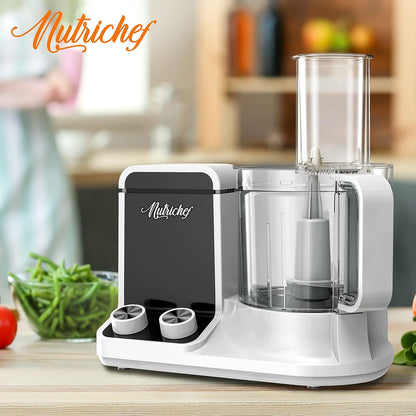 NutriChef Food Processor Bowl, Cover and Pusher, Replacement Parts for NutriChef Multifunction Food Processor Model