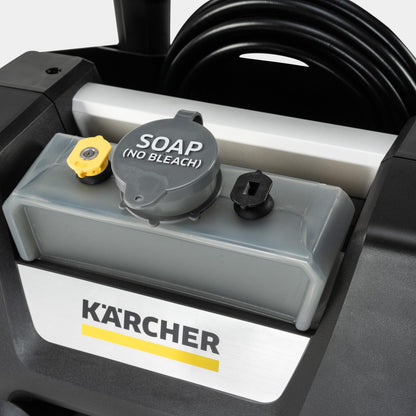 Kärcher Pressure Washer K1700PSB Cube, 3 Spray Nozzles, Detergent Tank, for Cars, Driveways, Siding, Patios, 1700 PSI 1.46 max. GPM, Black