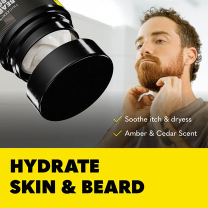 Beard Club - Beard Growth Serum with Natural Castor, Coconut and Avocado to Grow a Thicker, Fuller Beard, Fill in Patches and Stimulate Healthier Facial Hair Growth