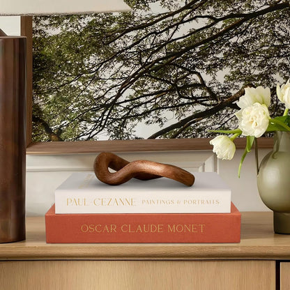 Decoration,Set 2 Aesthetic Fake Decorative Books for Home of Linen Faux Decor Boxes for Coffee Table,Bookshelf