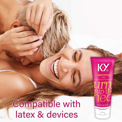 5 K-Y Warming Jelly Personal Lubricant Tube, Ounce