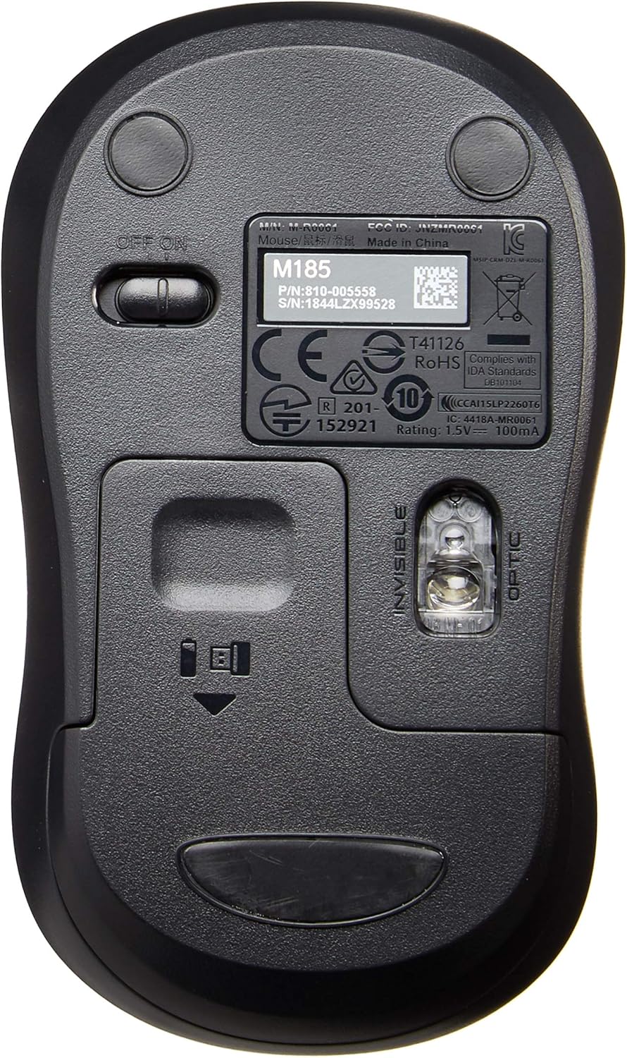 Logitech Wireless Mouse M185 (Swift Grey)
