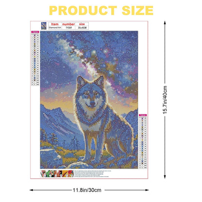 Leixonl Diamond Art Kits for Adults Beginners 6 Pack 5D Diamond Painting Kits for Home Wall Decoration Gifts Round Full Drill 11.8 X 15.7 inch (Animal)