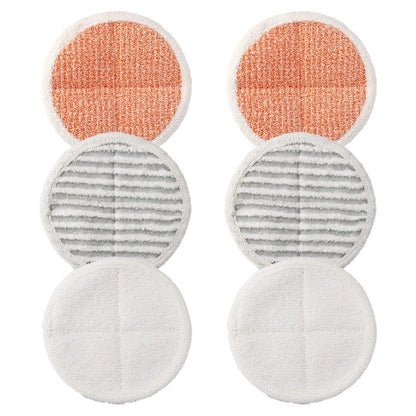 6 Pack Replacement Pads for Bissell Spinwave 2124,2039A,2307,23157,20391,20399 Powered Hard Floor Mop