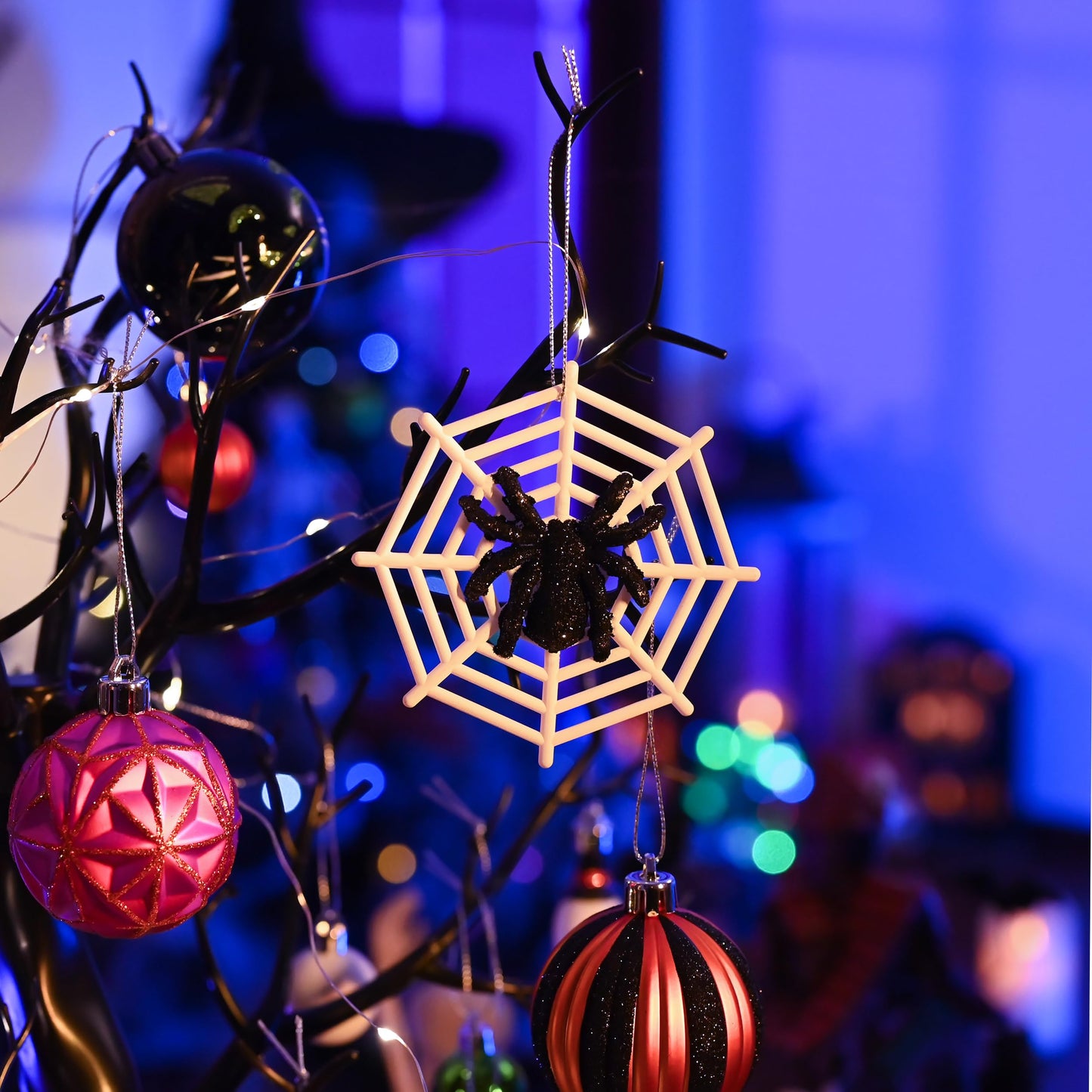 Valery Madelyn Halloween Decorations Value Bundle (2 Items), 40ct & 16ct Halloween Ornaments Tree Decorations for Holiday Party Indoor Home Decor