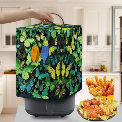 Air Fryer Oven Dust Cover with Handle and Pocket, Easy to Clean Dust Protection for Electric Appliance Cover