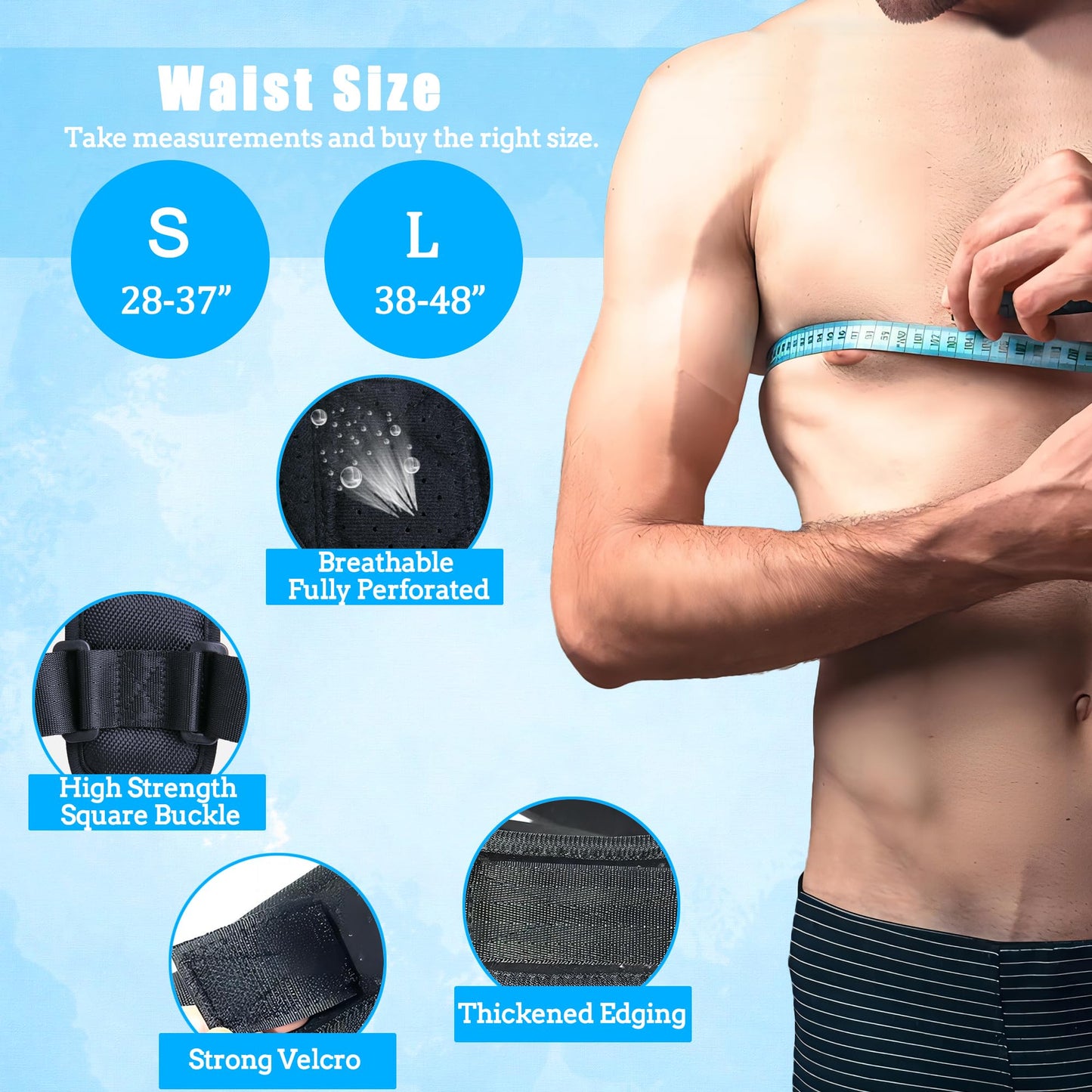 Posture Corrector for Men and Women - Invisible & Mesh Breathable Upper Back Brace - Adjustable Back Straightener - Relieve Shoulder, Neck & Back Pain, L(38-48inch) 1PCS