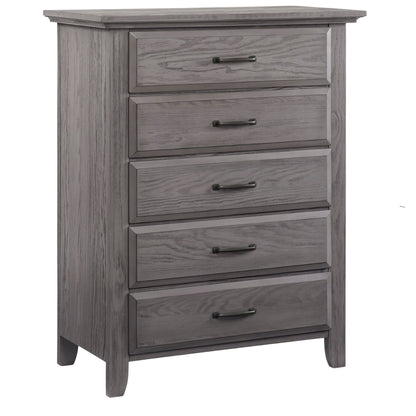 Soho Baby Chandler Premium 5-Drawer Dresser Chest, Graphite Gray