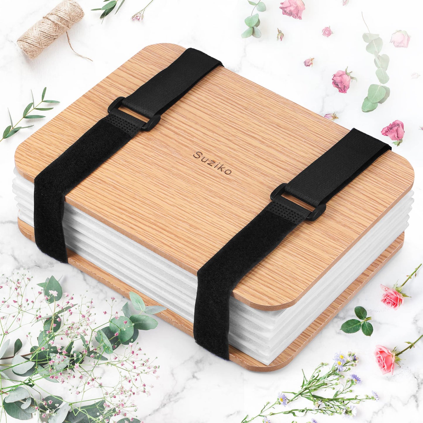 Suziko Professional Flower Press Kit 6 Layers 6.3 x 8.3 inch, Flower Pressing Kit for Adults Kids, Leaf Press,Great Gift Valentine's Day