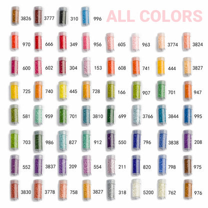 Resin Square Diamond Beads 90000pcs With Storage Containers for Painting Kits, 60 Colors Drills and Art Tools - Diamond Painting Accessories