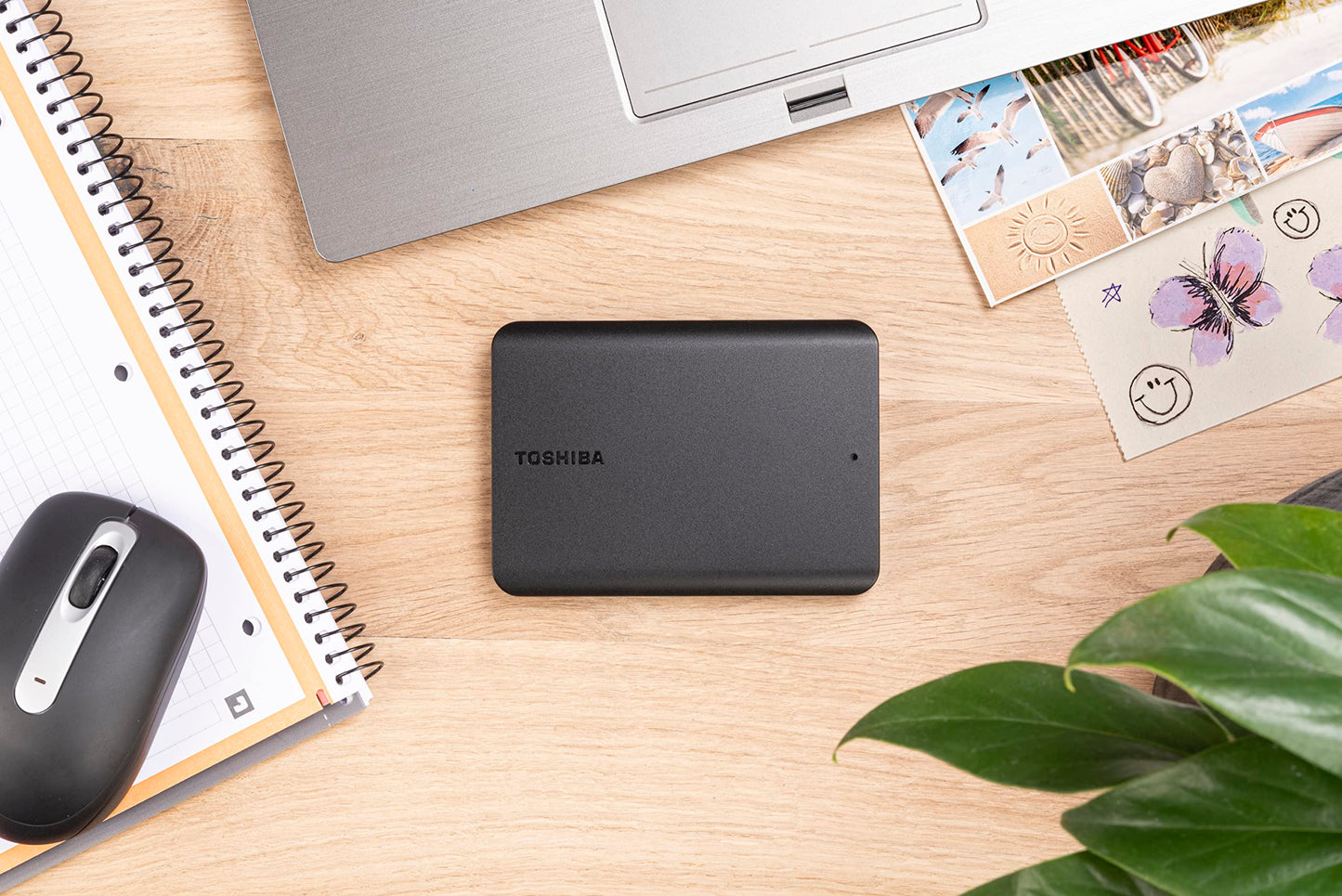Toshiba Canvio Basics 4TB Portable External Hard Drive USB 3.0, Black - HDTB540XK3CA