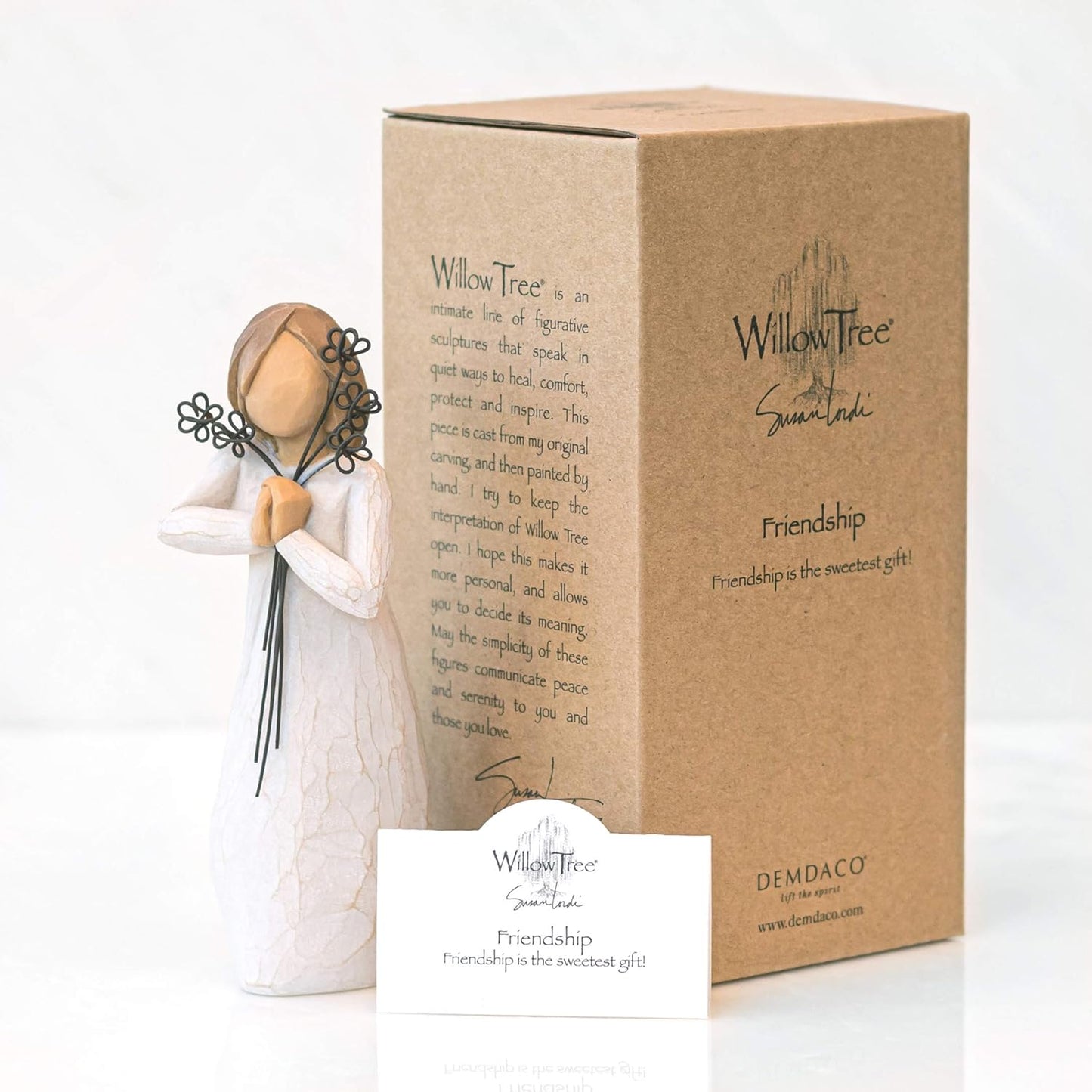 Willow Tree Sculpted Hand-Painted Figure, Friendship