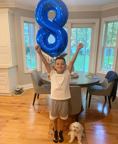 Number 22 Balloon - Navy Blue 40 Inch Birthday Decoration for 22nd Celebration | Party Supplies