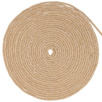 NINGWAAN 2 Rolls Jute Twine String, 1/4 inch Hemp Rope Craft Jute Rope for Crafts, Packing, Home Decorating, 6 mm x 656 Ft