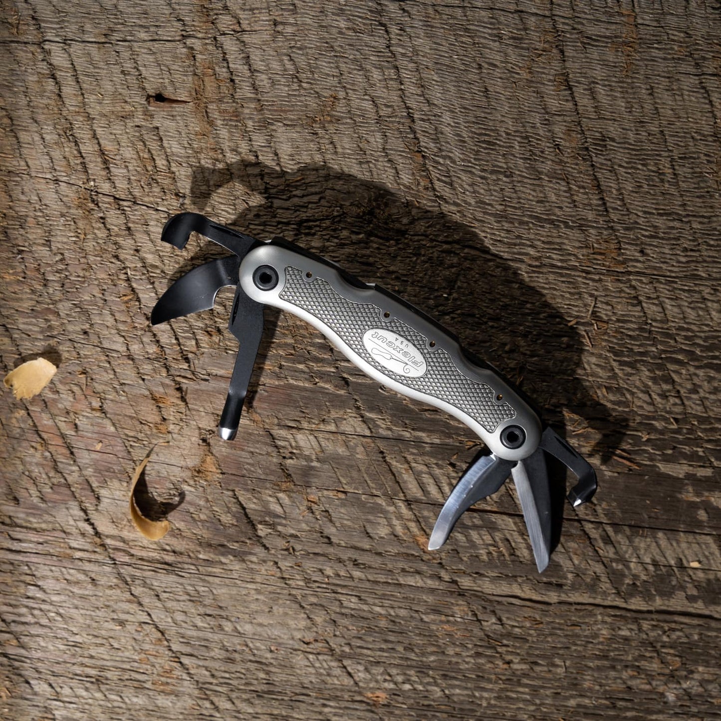 FLEXCUT Right Handed Carvin Jack 2.0, Folding Multi Tool for Woodcarving, Includes 6 Blades, Made in USA, JKN291