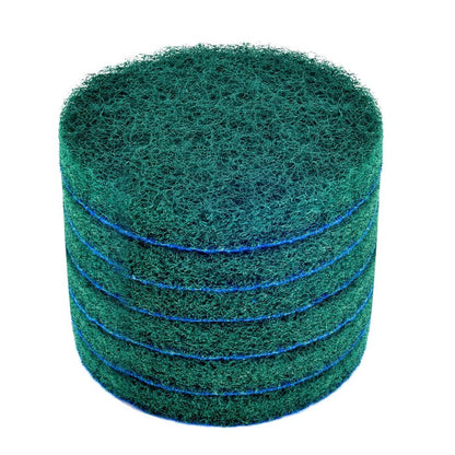 Kichwit 6-Pack Replacement Scrub Pads, Super Abrasive, Green (5 Inch)