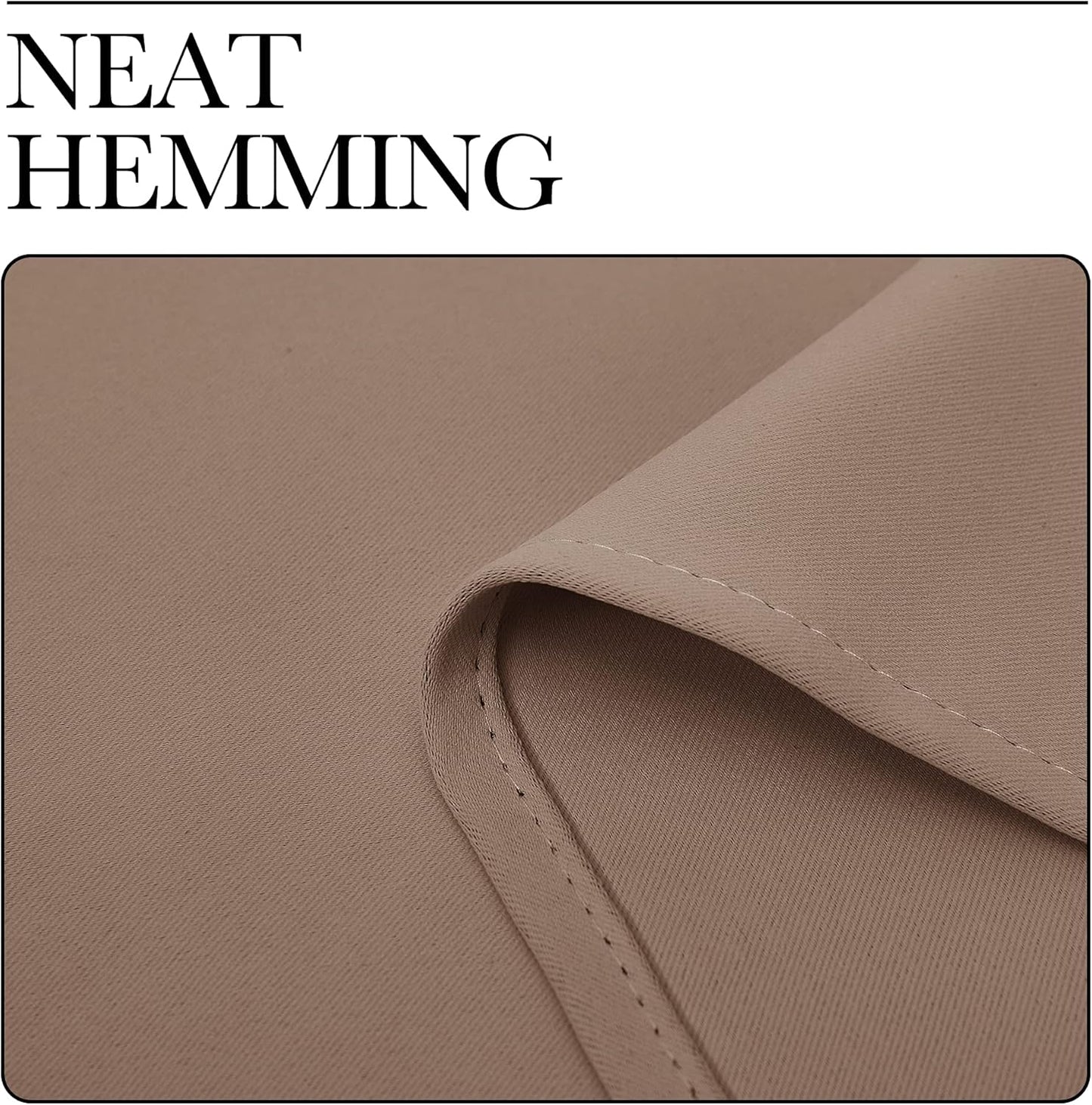 NICETOWN Blackout Curtains - Thermal Insulated Grommet Drapes for Bedroom | Set of 2 Panels, 55x90 Inch, Cappuccino