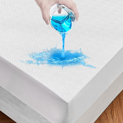 Waterproof Mattress Protector Full, Breathable 3D Air Fabric Cover, Noiseless Pad Fits Up to 18'' Deep Pocket Mattress