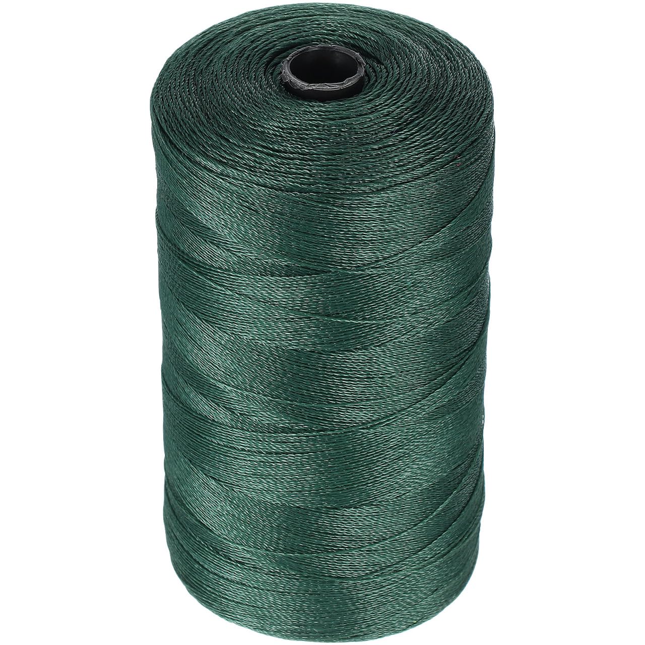 1Roll Braided Nylon Twine: 6-Strand Fishing Net Repair Rope for Outdoor Camping Marine Binding (Dark Green‌)