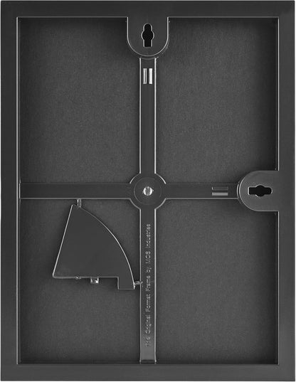 MCS 8.5x11 Diploma Frame, Black Picture Frame for Wall Hanging or Tabletop, 1-Pack