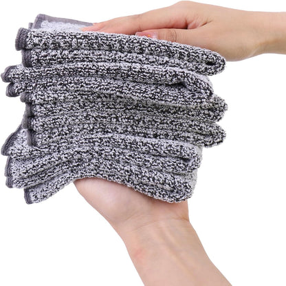 6-Pack Set 13" 13") Everplush Premium Washcloths Ultra Absorbent, Super Soft Essential Washcloths for Bathroom, Spa