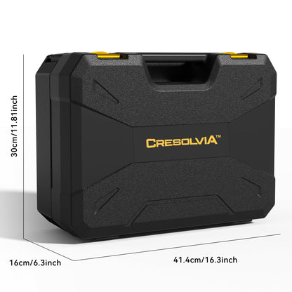 CRESOLVIA 328 Piece Tool Kit for Home,Hand Repair Tool Set,Toolbox Storage Case with Drawer,General Household/Auto Tool Kit,Perfect for Homeowner, DIY, Handyman