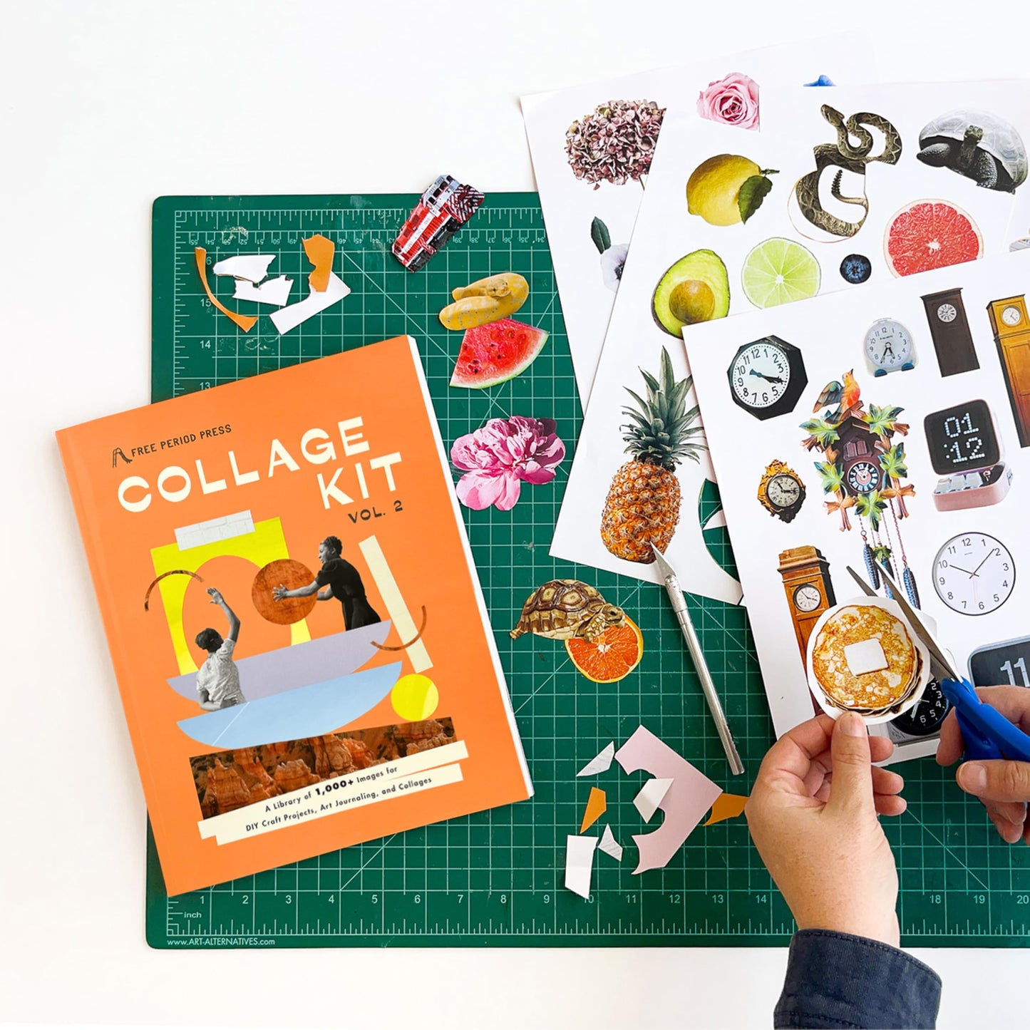 Collage Kit Vol. 2: 1000+ Images for Junk Journaling, Vision Boarding & DIY Crafts | 230-Page Creative Magazine with Perforated Pages, Prompts & Art Inspiration for Beginners & Pros (Volume 2)