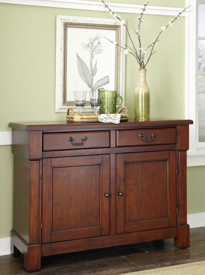 Homestyles Aspen Rustic Cherry Buffet, 48"W
