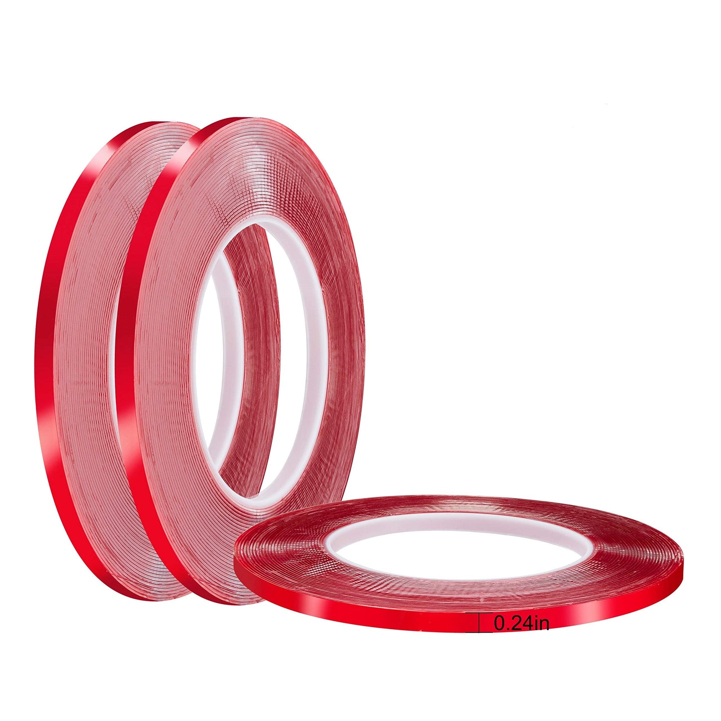 Jackwood 33 Feet Acrylic Double Sided Heavy Duty Mounting Tape (Pack of 3) Weatherproof for Outdoor & Indoor, Holds Heavy Stuff in Cold & Hot Condition, Removable & Residue-Free (1/4 inch)