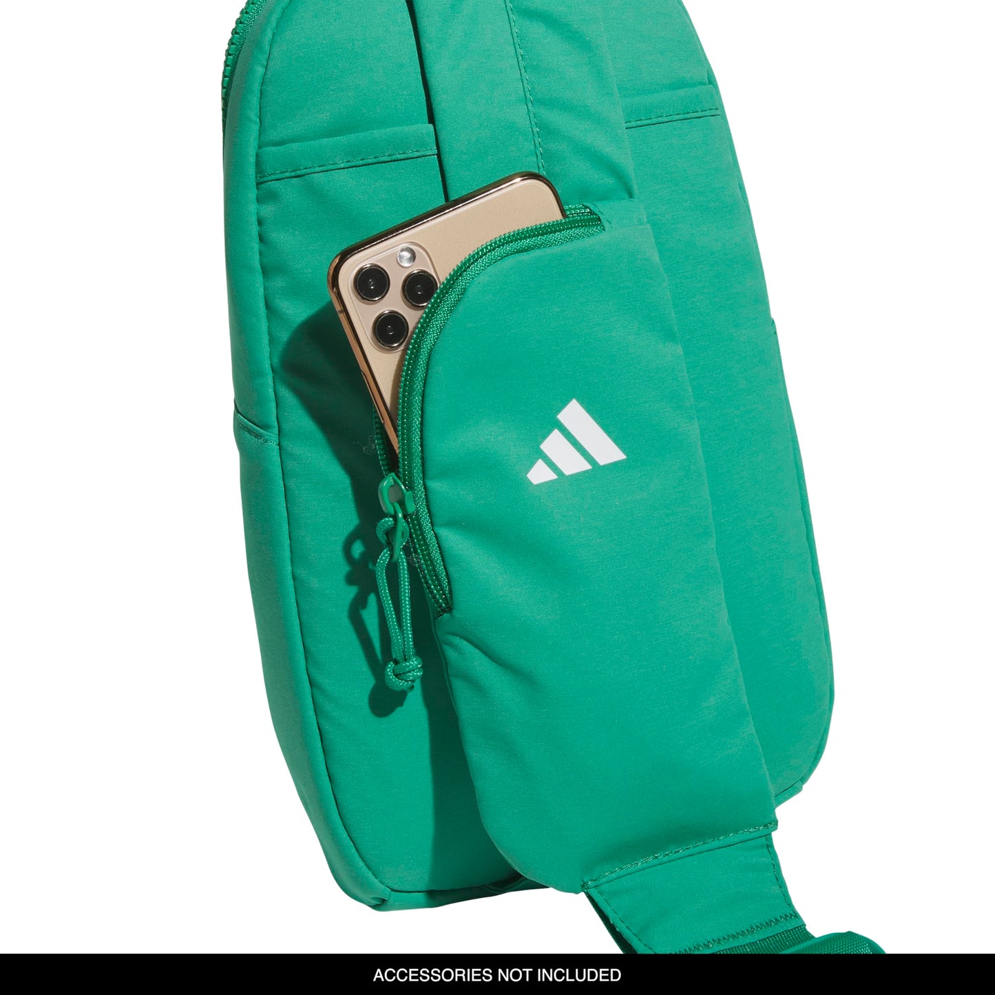 adidas Essentials Crossbody – Athletic Sling Bag with Phone Pocket, Black/2.0, One Size