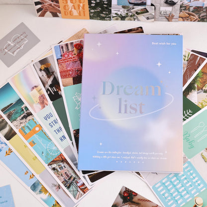 Vision Board Book, 1400+ Inspirational Pictures Quotes & Stickers, Vision Board Kit for Women, Magazine Pictures for Vision Board, Realize Dreams and Create Life Goals, Collage Book for Manifestation