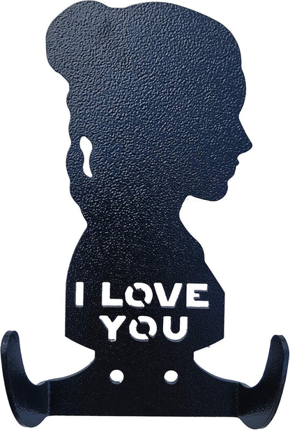 I Love You I Know Decor Steel Wall Coat Hooks